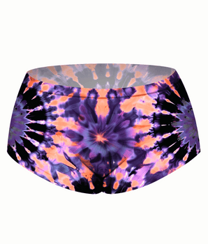 AiraModal™ Purple Spiral Tie-Dye Boy Short