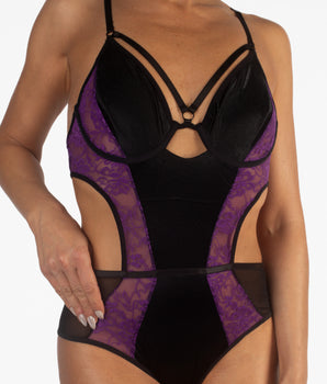 Amethyst Lace Bodysuit