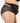 Black Fantasy Floral Brief + Garter