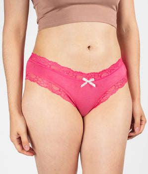 AiraModal™ Electric Pink Lace Cheeky