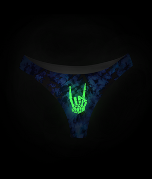 AiraModal™ Rock n' Skull Glowing Mid-Rise Thong