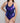 Violet Nebula Compression One-Piece Swimsuit