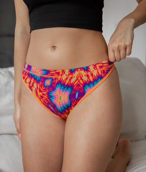 AiraModal™ Retro Kaleidoscope High-Cut Cheeky