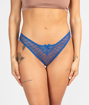 Sapphire Netted Cheeky Sky