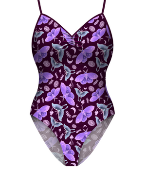 AiraModal™ Moonlit Moths Sweetheart Bodysuit