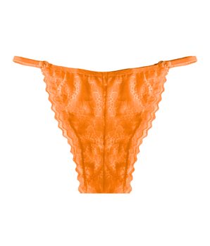 Orange Lace String Cheeky