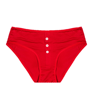 AiraModal™ Cherry Full-Coverage Button Brief